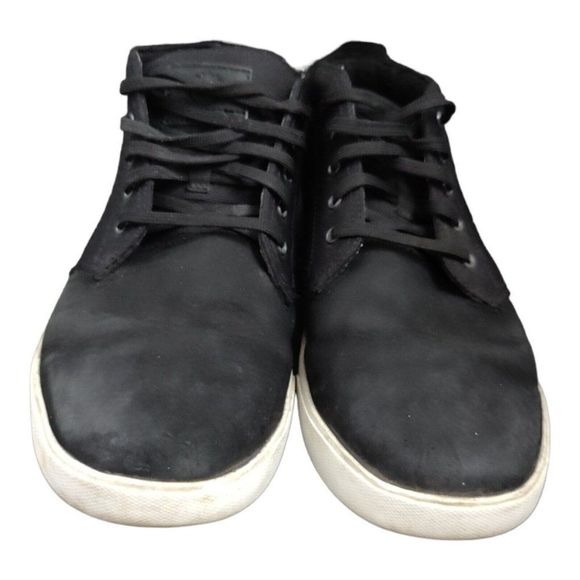 Timberland chukka boots sneakers Men\'s Size 12 Black canvas leather Groveton main image 7